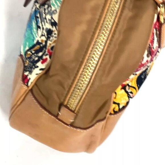 PRADA BR2524 triangle logo plate Venice Hand Bag Shoulder Bag - Picture 7 of 16